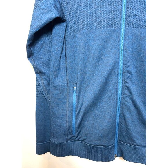 Lululemon Engineered Warmth Jacket Poseidon Black Wool Blend Mens Large - Picture 13 of 13